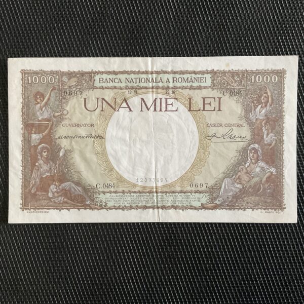 ROUMANIE: 1000 lei 25/06/1936, Pick 44a, SUP/XF