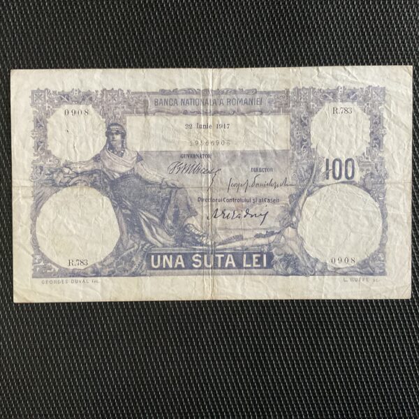 ROUMANIE: 100 lei 22/06/1917, Pick 21a Sign 6, TB+/F+