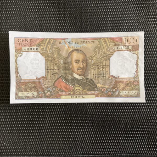 FRANCE: 100 Francs Corneille 02/11/1978, F65-64, Pr.NEUF/AUNC