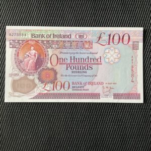 IRELANDE: 100 Pounds 01/07/1995, Alph A, Pick 78a, Pr.NEUF/AUNC