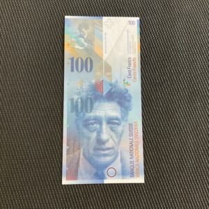 SUISSE: 100 francs 1998, Pick 72c Sign 2, NEUF/UNC