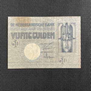 PAYS BAS: 50 gulden 03/07/1930, Pick 47e, TTB/VF