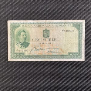 ROUMANIE: 500 lei 31/07/1934, Pick 36a, Pr.TTB/VF