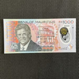 ILE MAURICE: 1000 roupies 2024, polymère, Pick 66A, NEUF/UNC