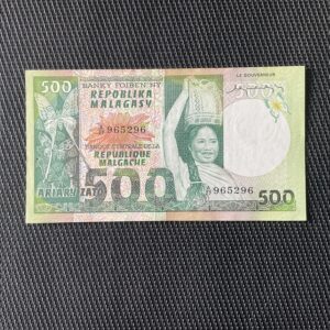 MADAGASCAR: 500 francs ND 1974, Pick 64, joli SUP/XF