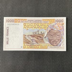 MALI: 1000 Francs 1994, BCEAO, Pick 411Dd, Pr.NEUF/AUNC