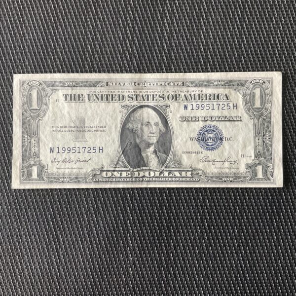 ÉTATS UNIS: 1 dollar 1935E, blue seal, Pick 416D2e, TTB/VF