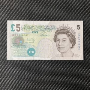 ROYAUME UNI: 5 Pounds ND 2004, Pick 391c, NEUF/UNC