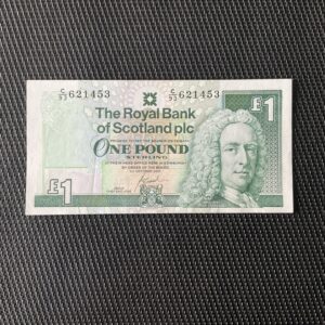 ÉCOSSE: 1 Pound 01/10/2001, Pick 351e, Pr.NEUF/AUNC