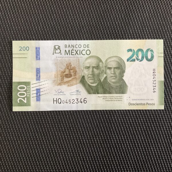 MEXIQUE: 200 pesos 23/08/2022, Pick 135, NEUF/UNC