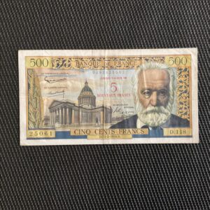 FRANCE: 5NF sur 500F Victor Hugo 12/02/1959, F52-02, TTB/VF
