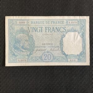 FRANCE: 20 Francs Bayard 21/06/1917, F11-02, SUP/XF
