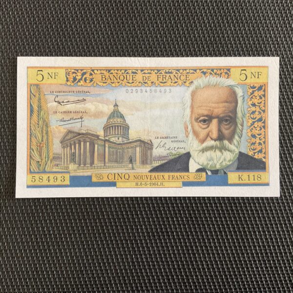 FRANCE: 5NF Victor Hugo 06/05/1964, F56-15, SPL/au