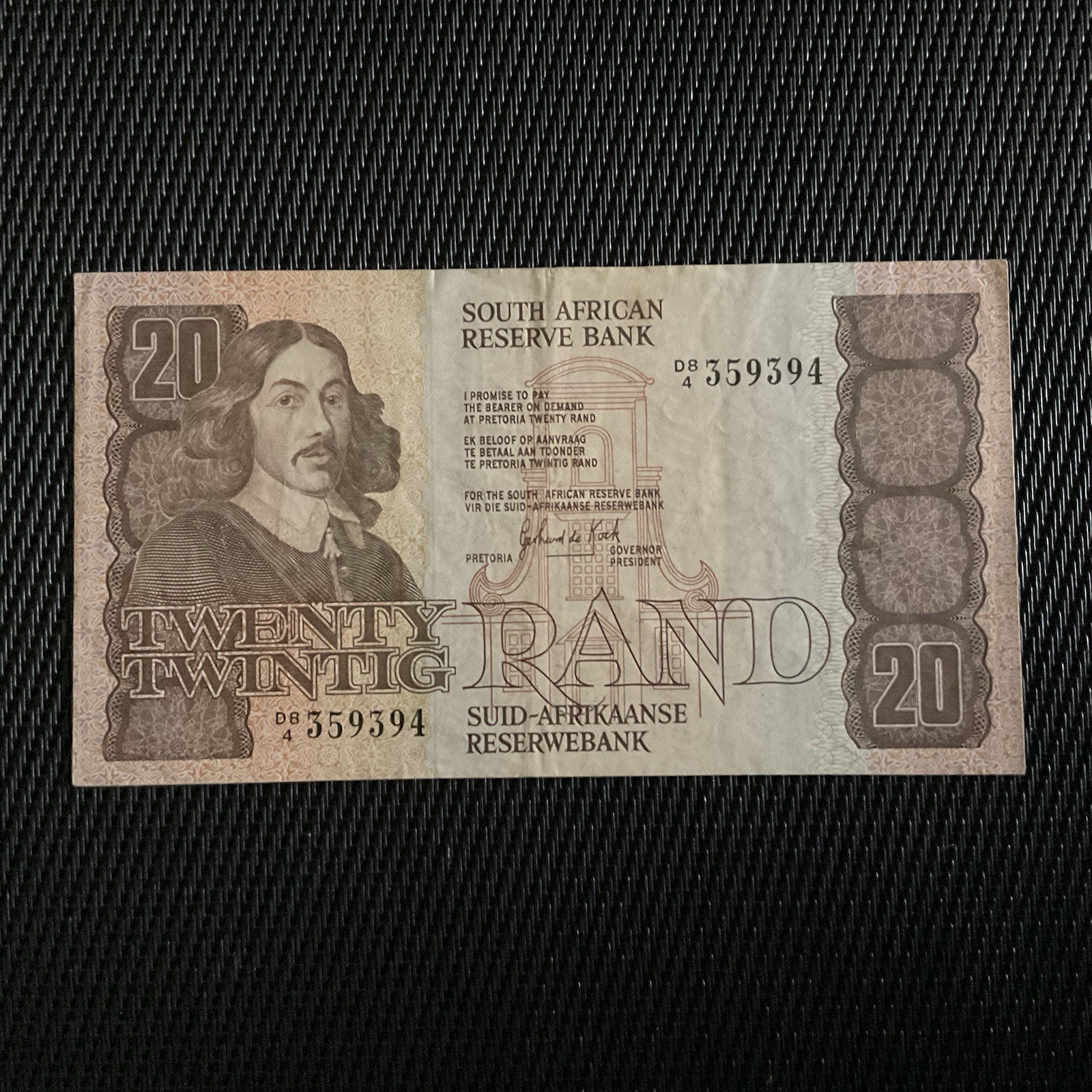 AFRIQUE DU SUD: 20 Rands ND 1984/93, Pick 121c, TTB/VF 💥