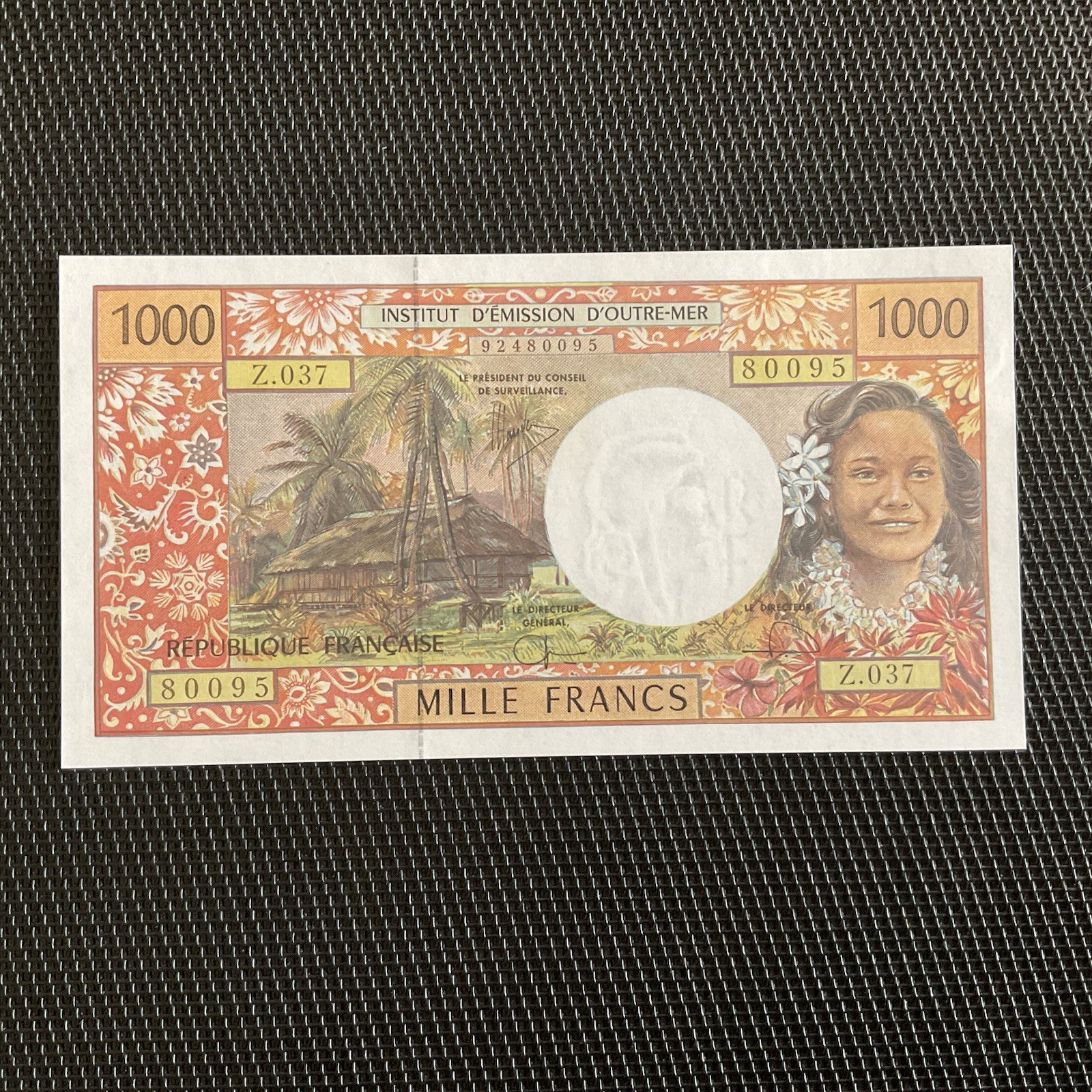 POLYNÉSIE FRANÇAISE: 1000 Francs ND 1992/2013, Pick 2L, Pr.NEUF/AUNC 🔥