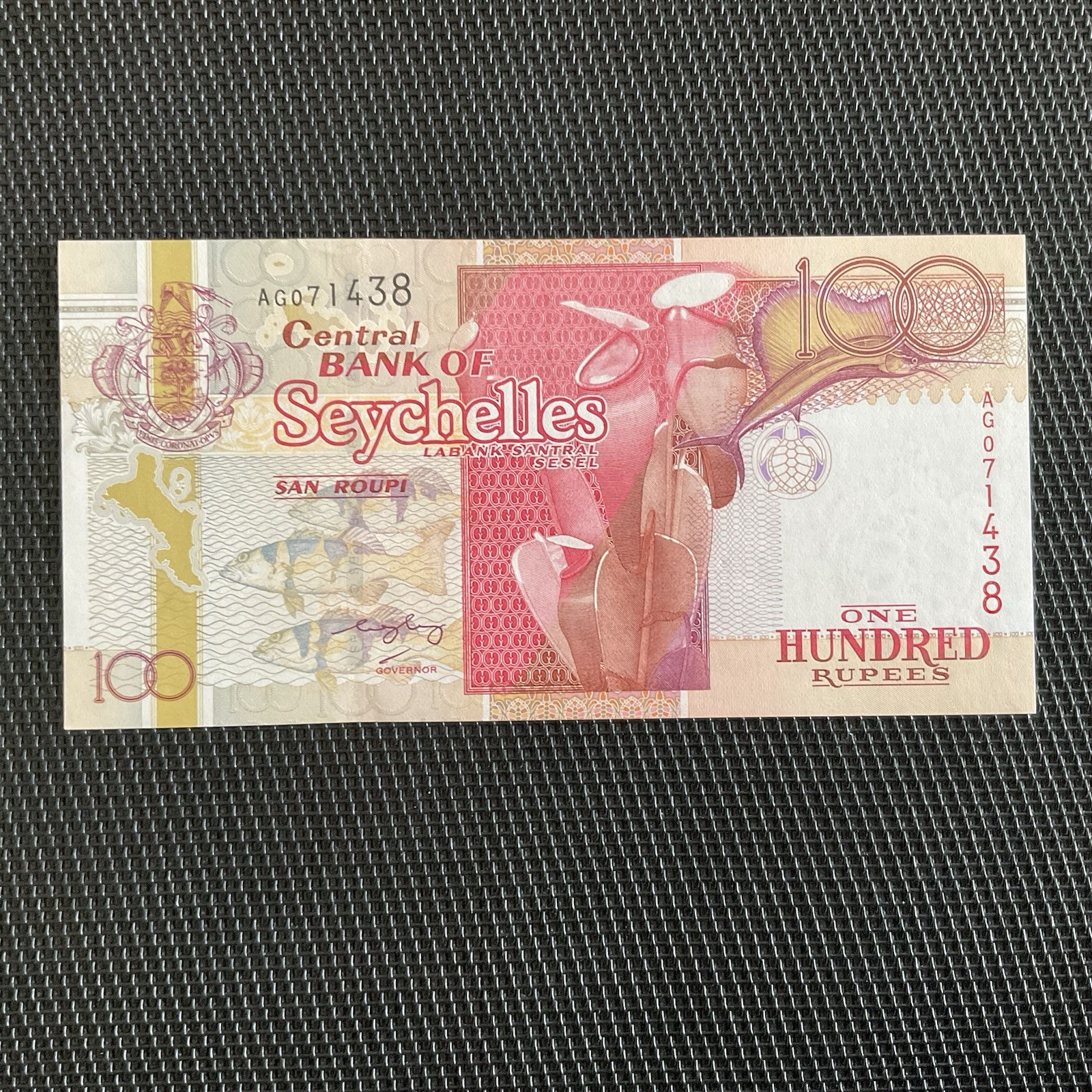 SEYCHELLES: 100 Roupies ND 2001, Pick 40c, NEUF/UNC 💥