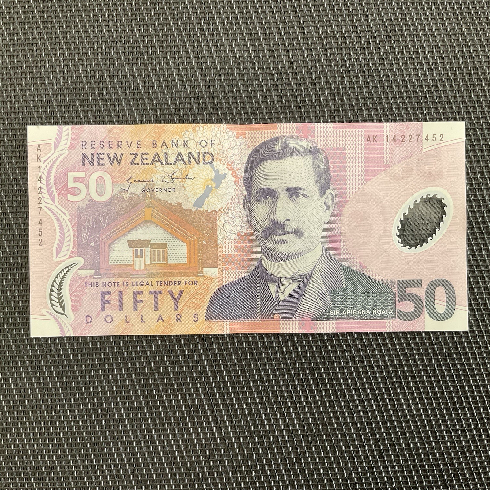 NOUVELLE ZÉLANDE: 50 Dollars 2014, Polymère, Pick 188c, SPL+/AU+ 💥