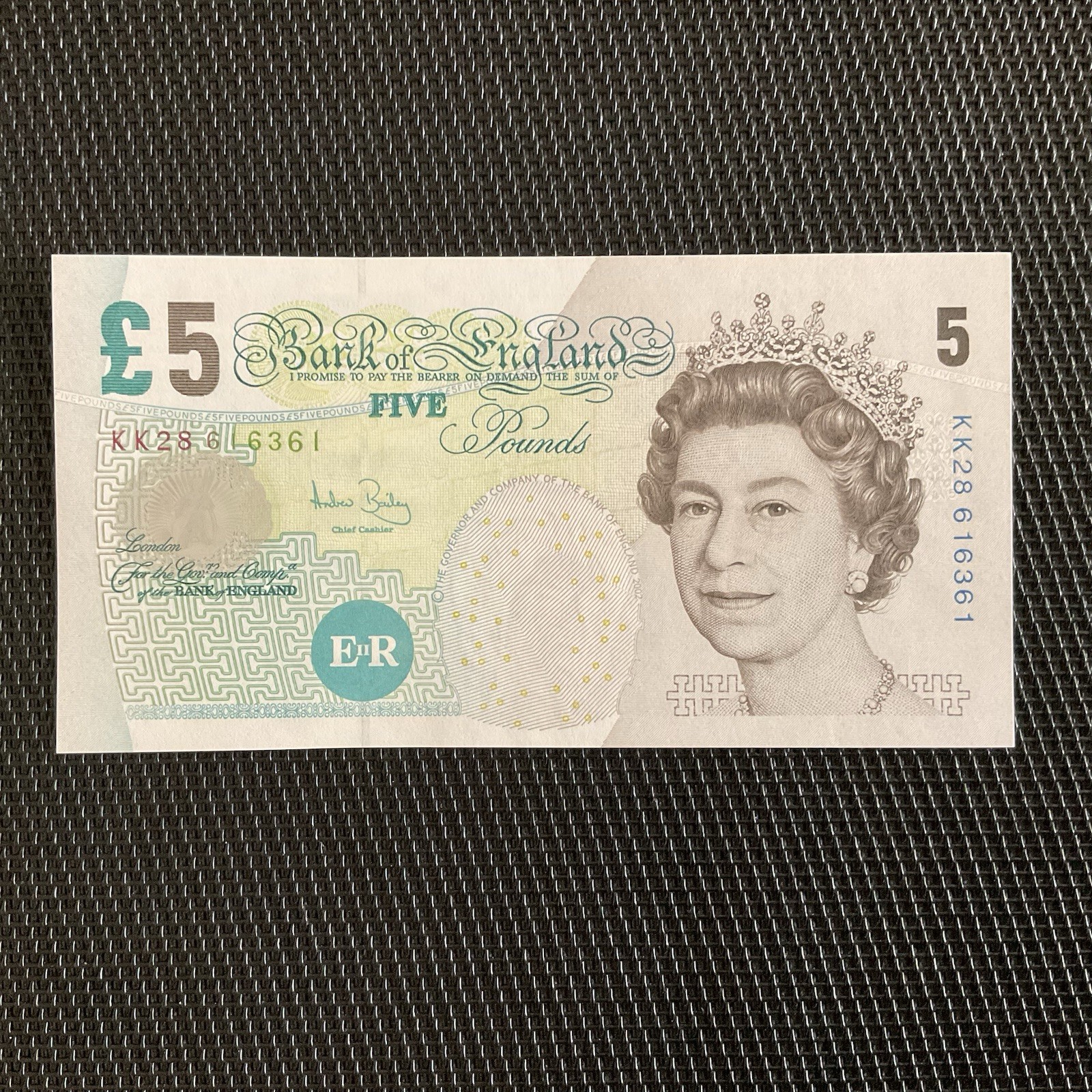 ROYAUME UNI: 5 Pounds ND 2004, Pick 391c, Pr.NEUF/AUNC 💥
