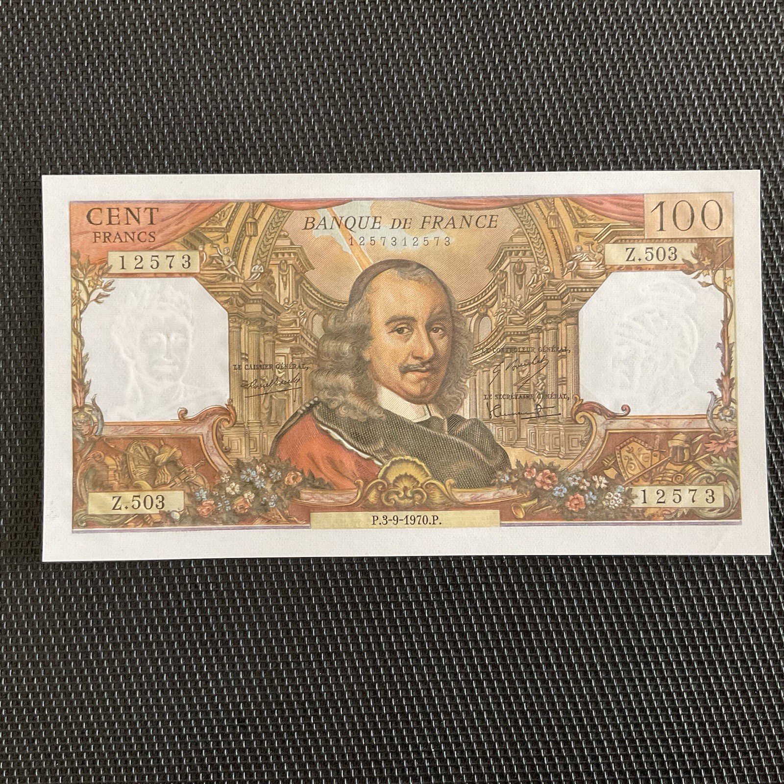 FRANCE: 100 Francs Corneille 03/09/1970, F65-32, NEUF/UNC 🇫🇷