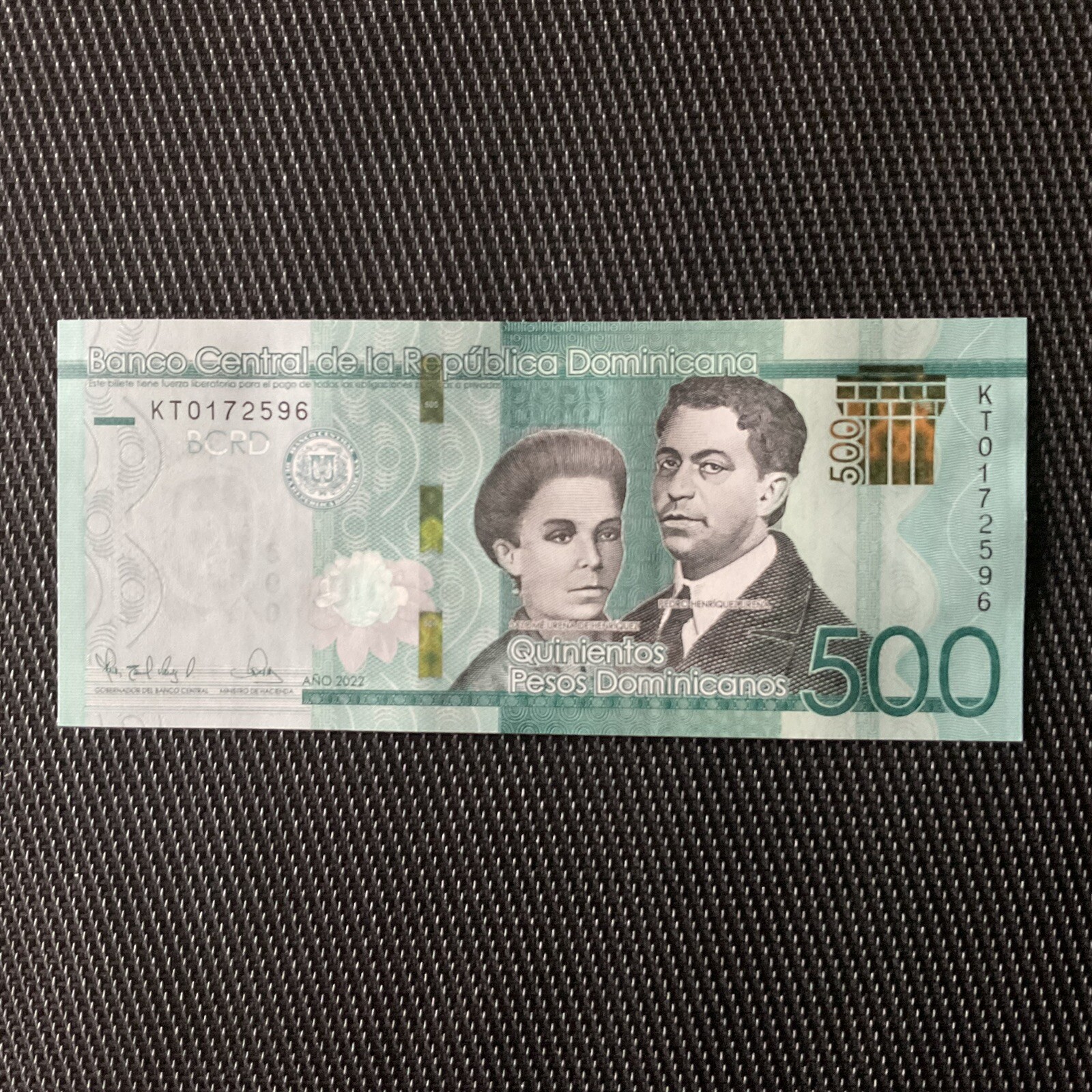 RÉP. DOMINICAINE: 500 Pesos 2022, Pick 192e, NEUF/UNC 💥
