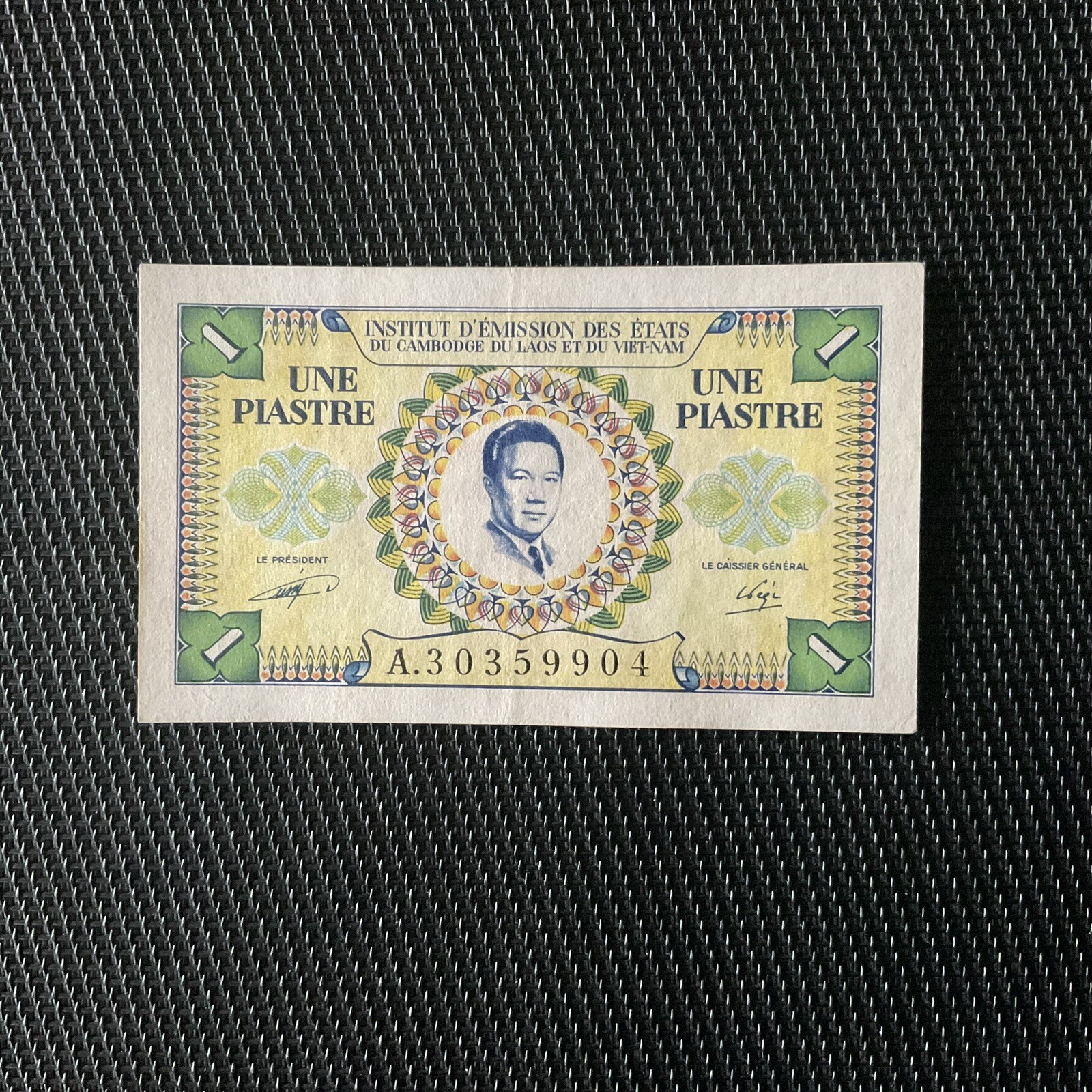 INDOCHINE FRANÇAISE: 1 Dong ND 1953, Vietnam, Pick 104, SUP+/XF+ 💥