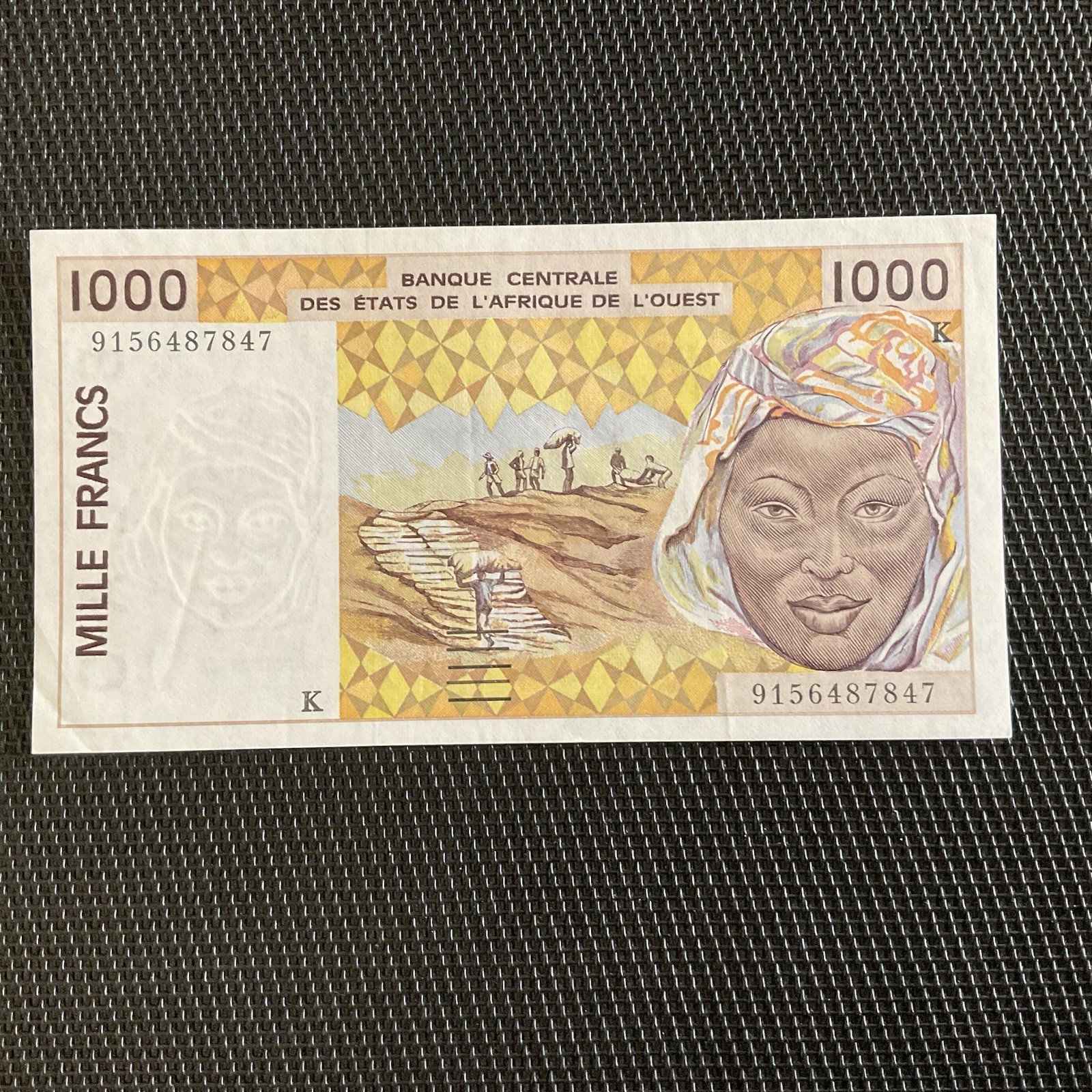 SÉNÉGAL: 1000 Francs 1991, BCEAO, Pick 711Ka, SPL/AU 🔥