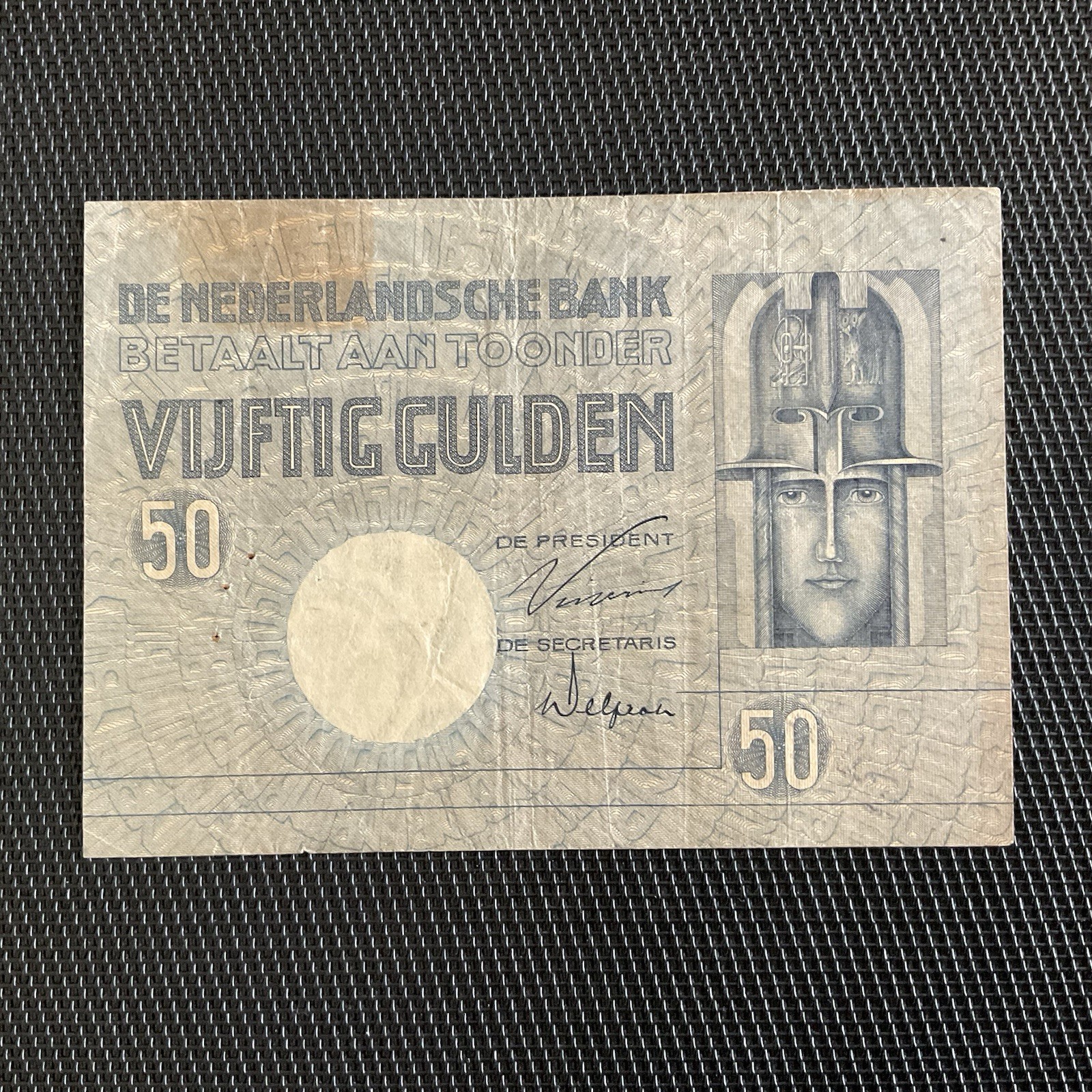 PAYS BAS: 50 Gulden 03/07/1930, Pick 47e, TTB/VF 💥