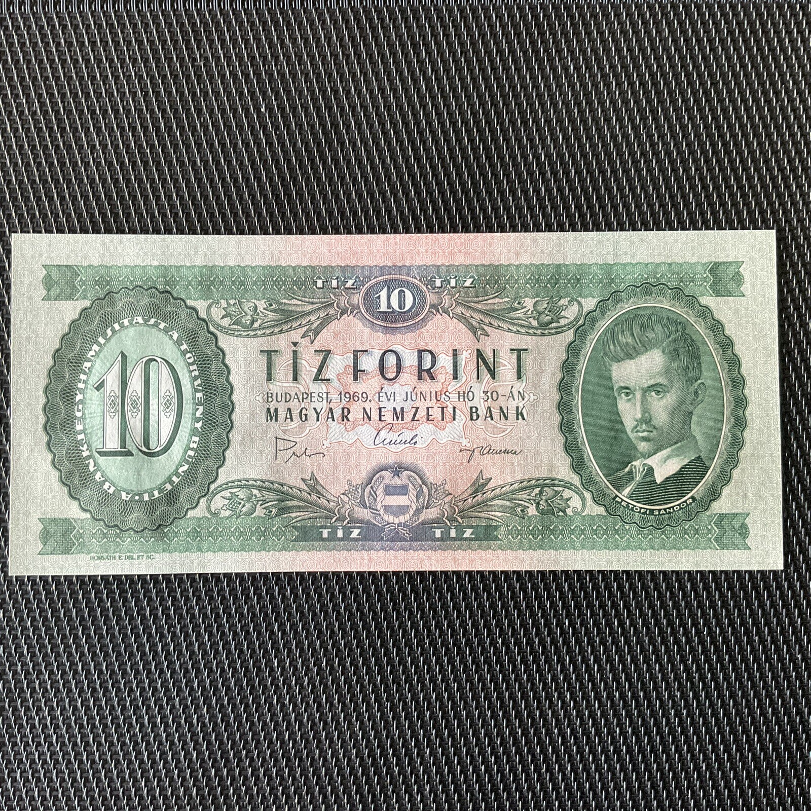 HONGRIE: 10 Forint 1969, Pick 168d, Pr.NEUF/AUNC 🌐