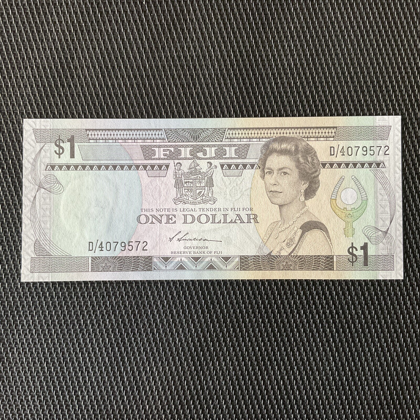 ILES FIDJI: 1 Dollar ND 1987, Pick 86, NEUF/UNC 💥