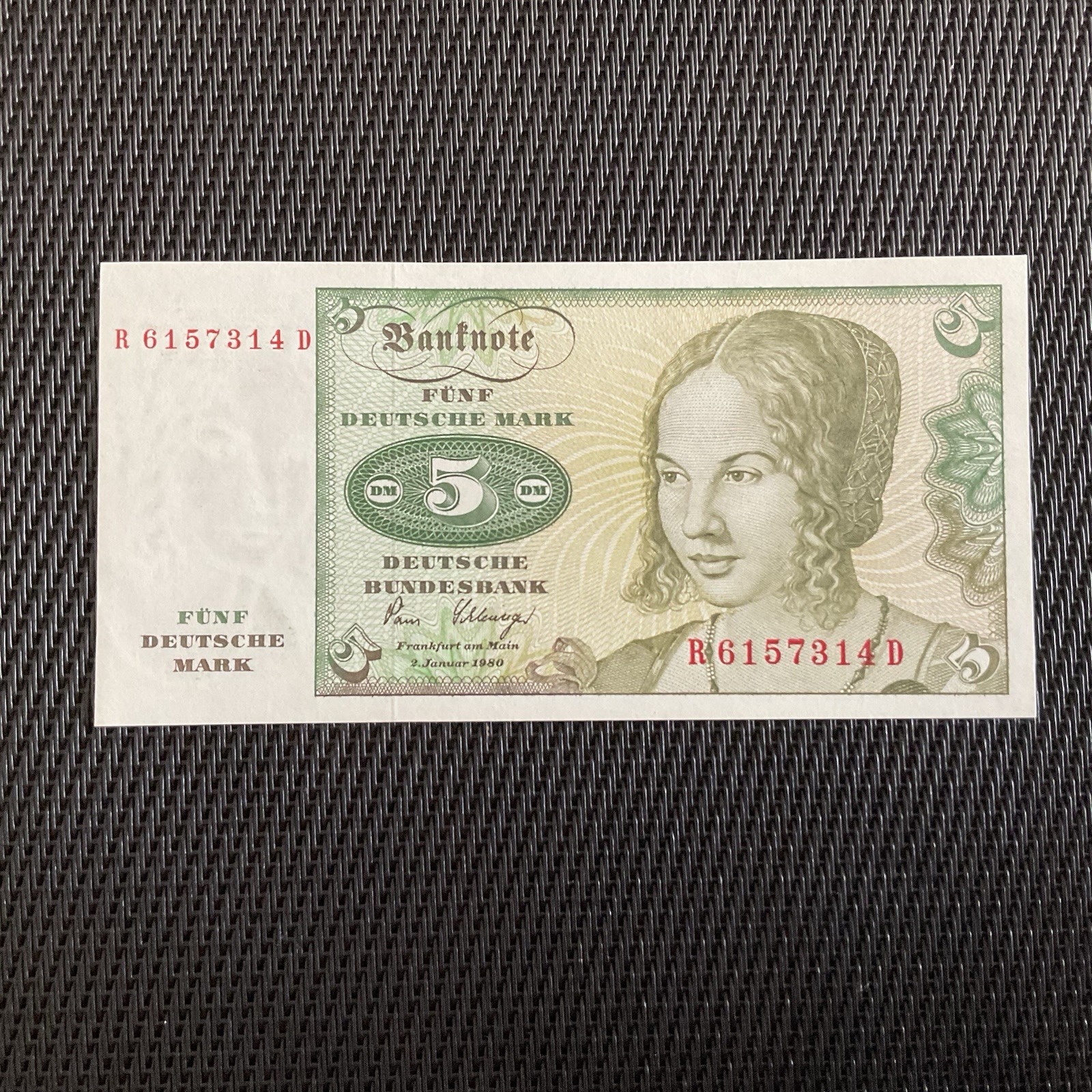 ALLEMAGNE: 5 Marks 02/01/1960, Pick 18, NEUF/UNC 💥