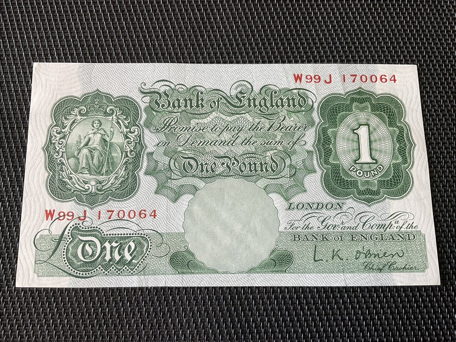 ROYAUME UNI: 1 Pound ND 1955/60, Pick 369c, Pr.NEUF/AUNC 💥
