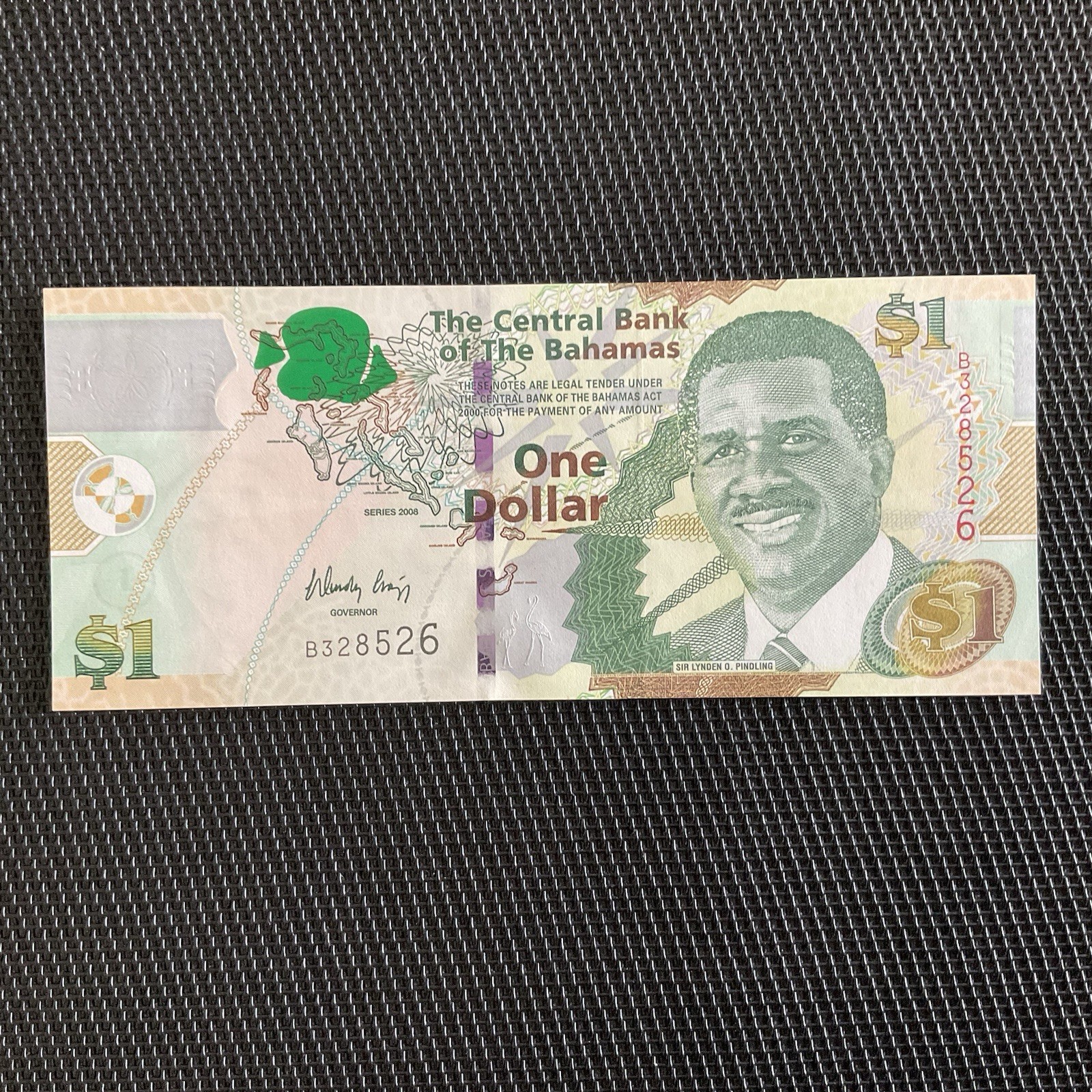 BAHAMAS: 1 Dollar 2008, Pick 71, NEUF/UNC 🔥
