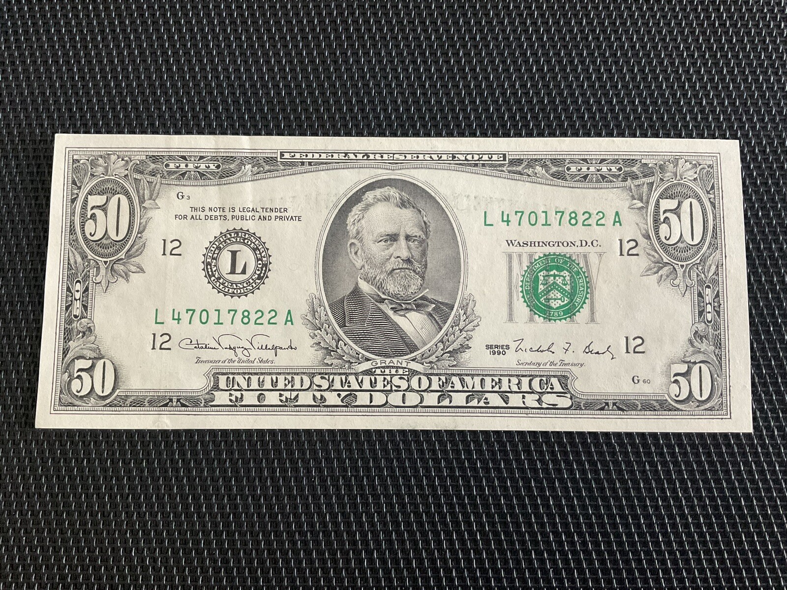USA: 50 Dollars San Francisco 1990, SPL/AU 🌐