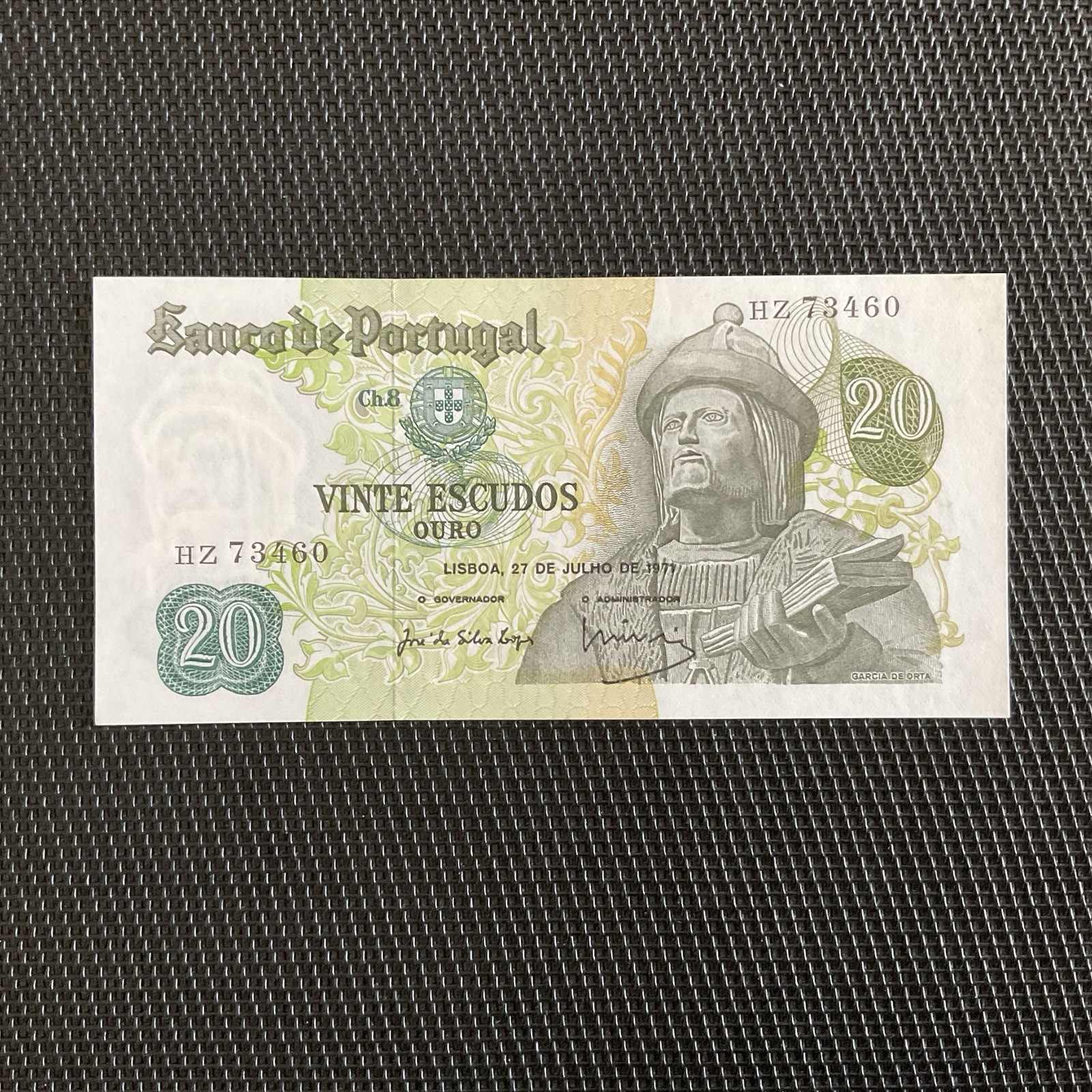 PORTUGAL: 20 Escudos 27/07/1971, Pick 173, NEUF/UNC 💥