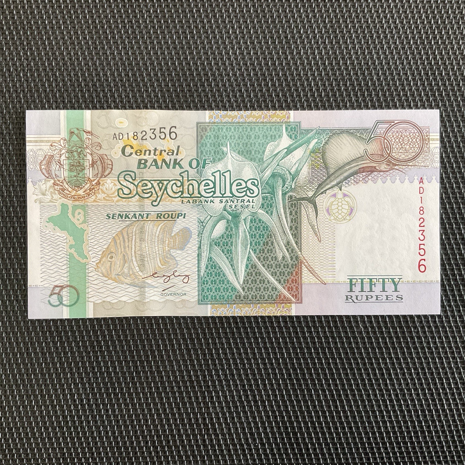 SEYCHELLES: 50 Roupies ND 2005, Pick 39A, NEUF/UNC 🔥