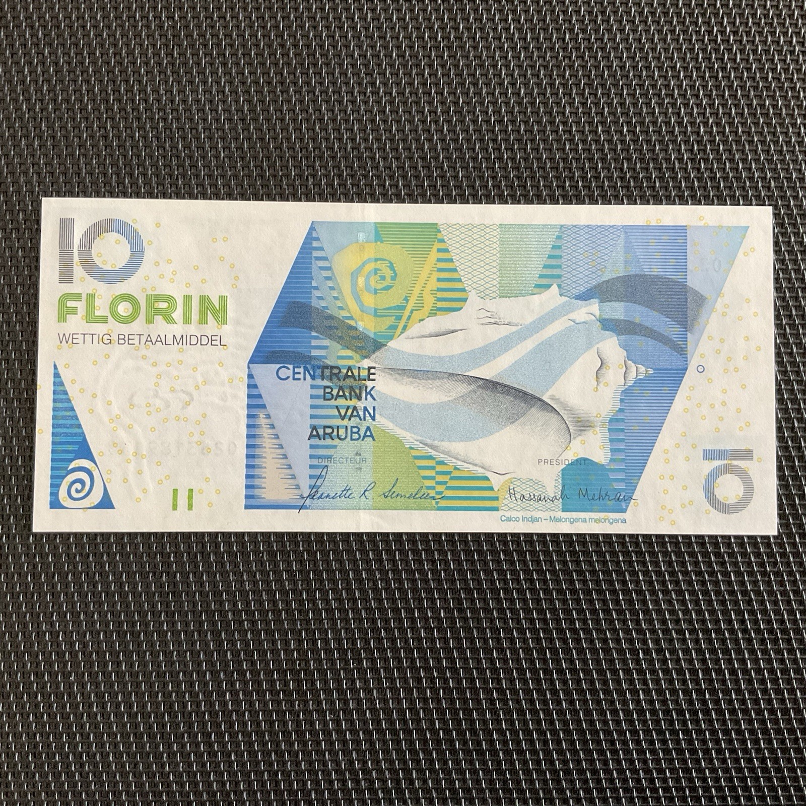 ARUBA: 10 Florins 01/07/2008, Pick 16b, NEUF/UNC 💥