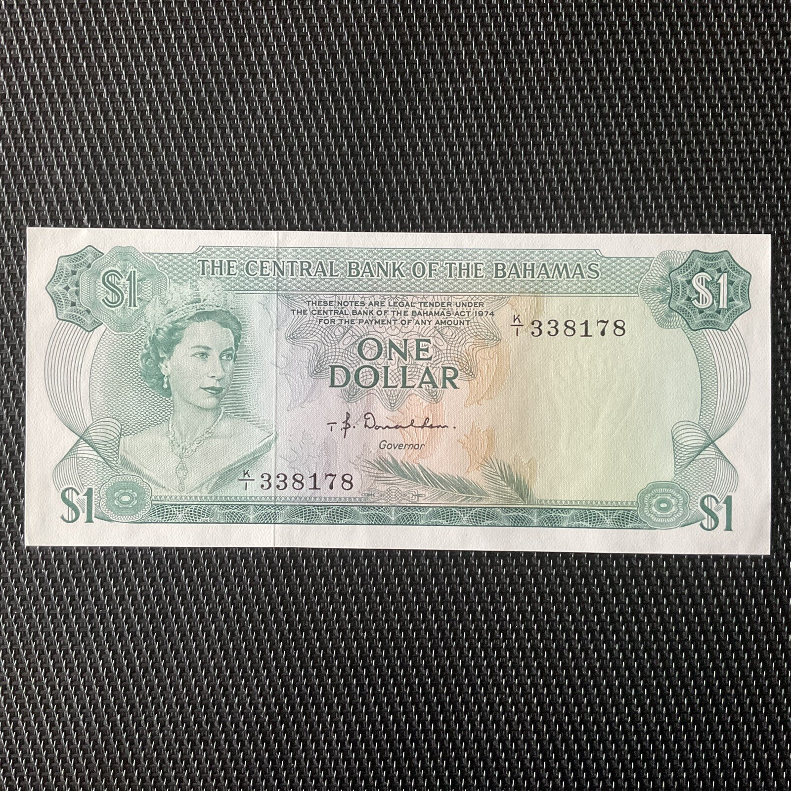 BAHAMAS: 1 Dollar ND 1974, Pick 35a, Pr.NEUF/AUNC 💥