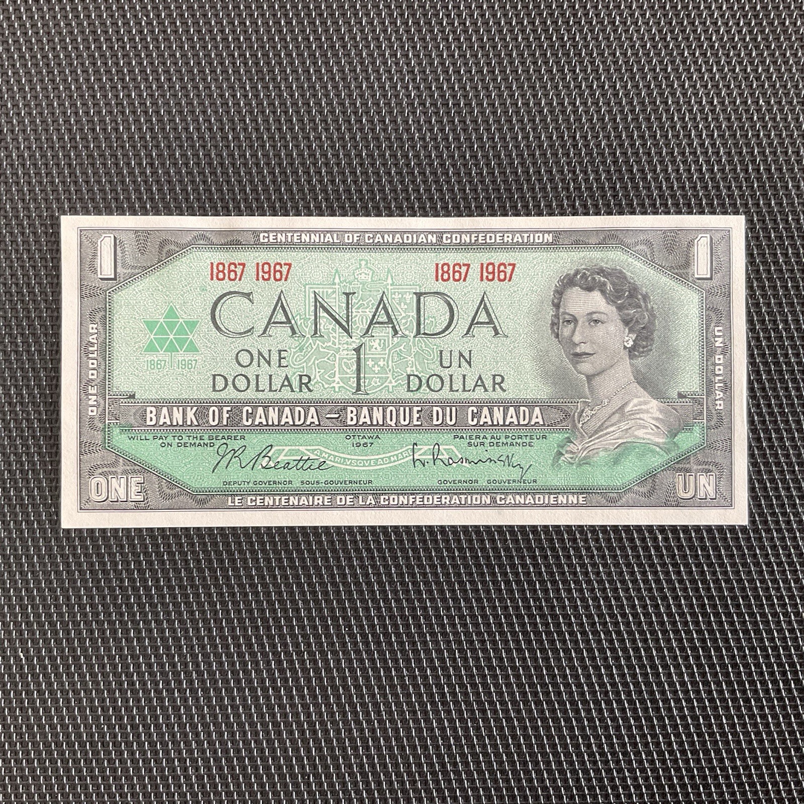CANADA: 1 Dollar 1961/72, Commémoratif, Pick 74b, NEUF/UNC 💥