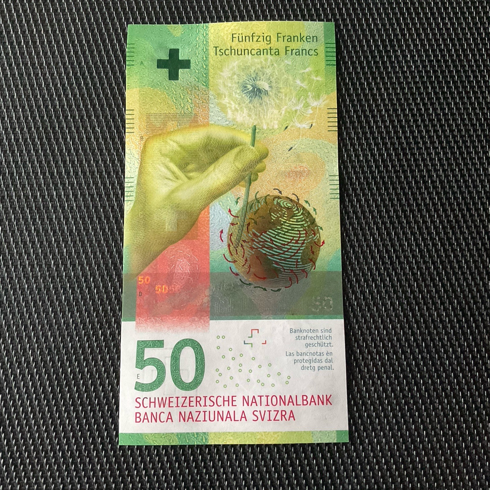 SUISSE: 50 Francs 2020, Pick 77d, Sign 2, NEUF/UNC 💥
