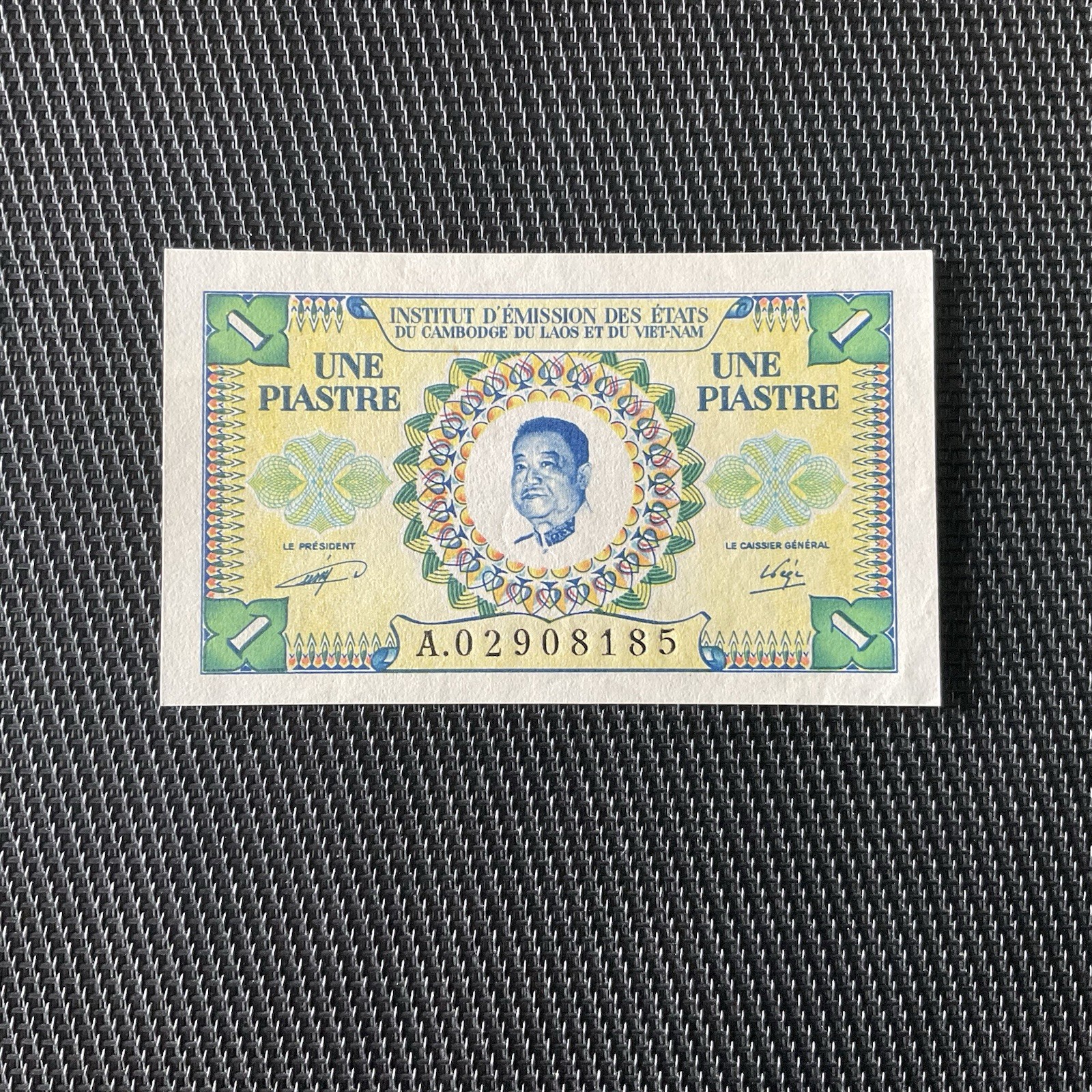 INDOCHINE: 1 Piastre ND 1953, LAOS, Pick 99, Pr.NEUF/AUNC 🌐
