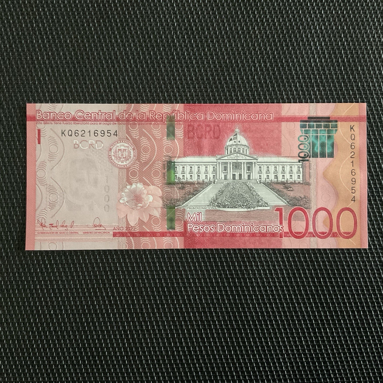 RÉP. DOMINICAINE: 1000 Pesos 2022, Pick 191g, NEUF/UNC 💥