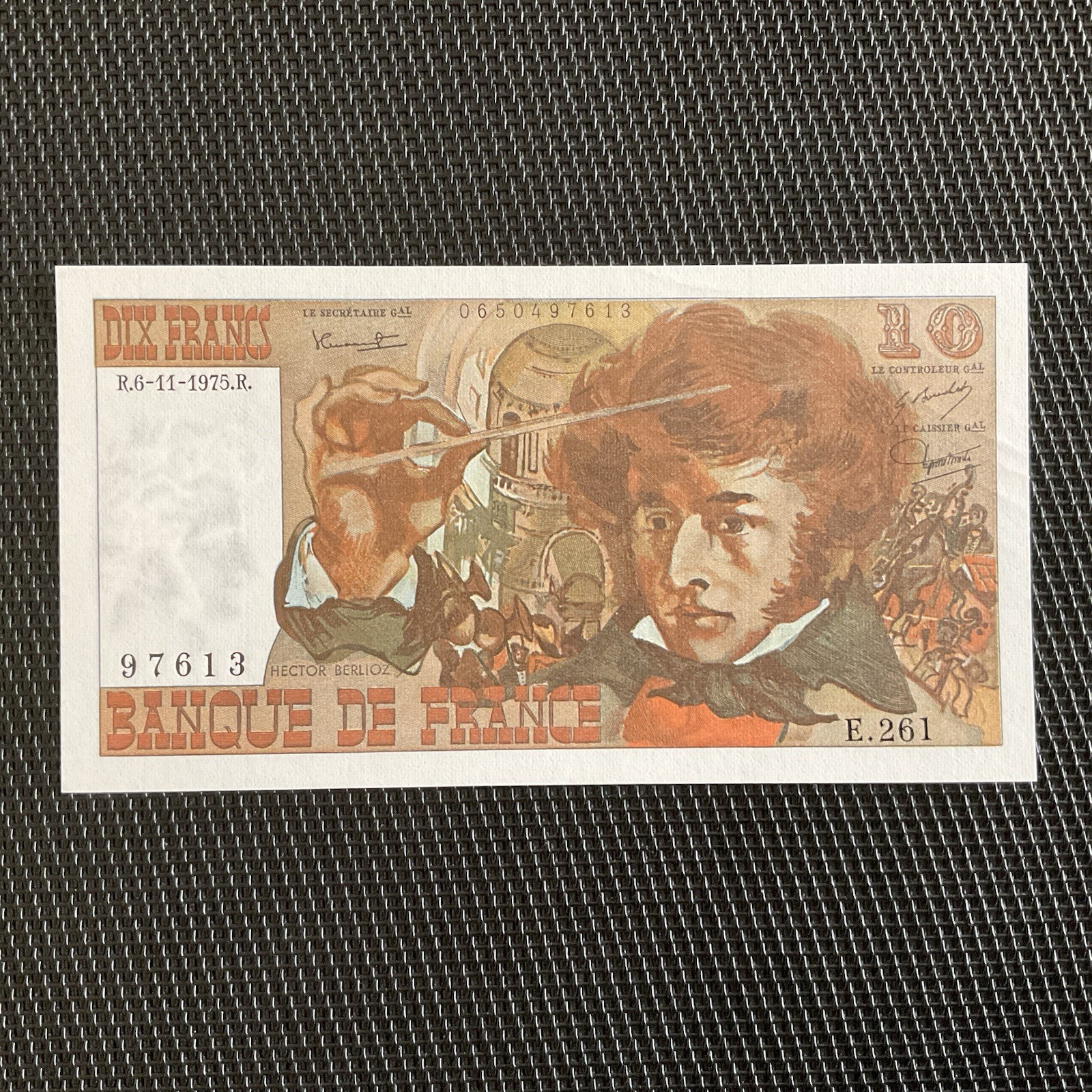 FRANCE: 10 Francs Berlioz 06/11/1975, F63-14, Pr.NEUF/AUNC 🇫🇷