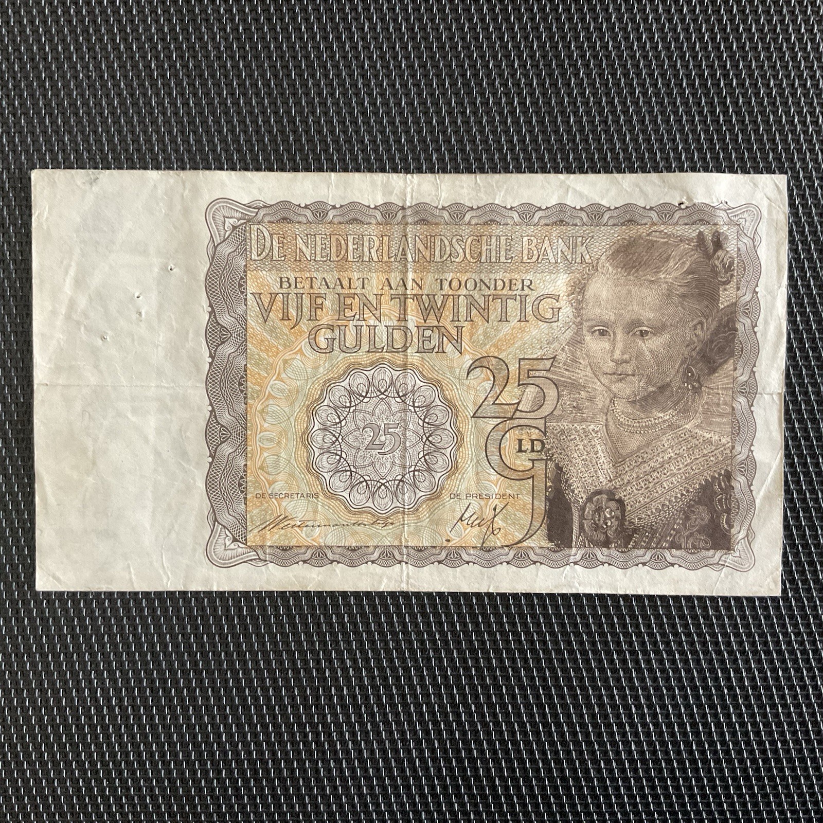 PAYS BAS: 25 Gulden 20/05/1940, Pick 57, Pr.TTB/aVF 🌐