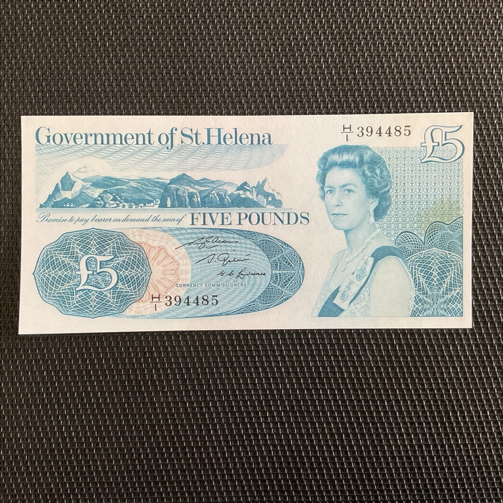 ILE SAINT HÉLÈNE: 5 Pounds ND 1981, Pick 7b, NEUF/UNC 💥