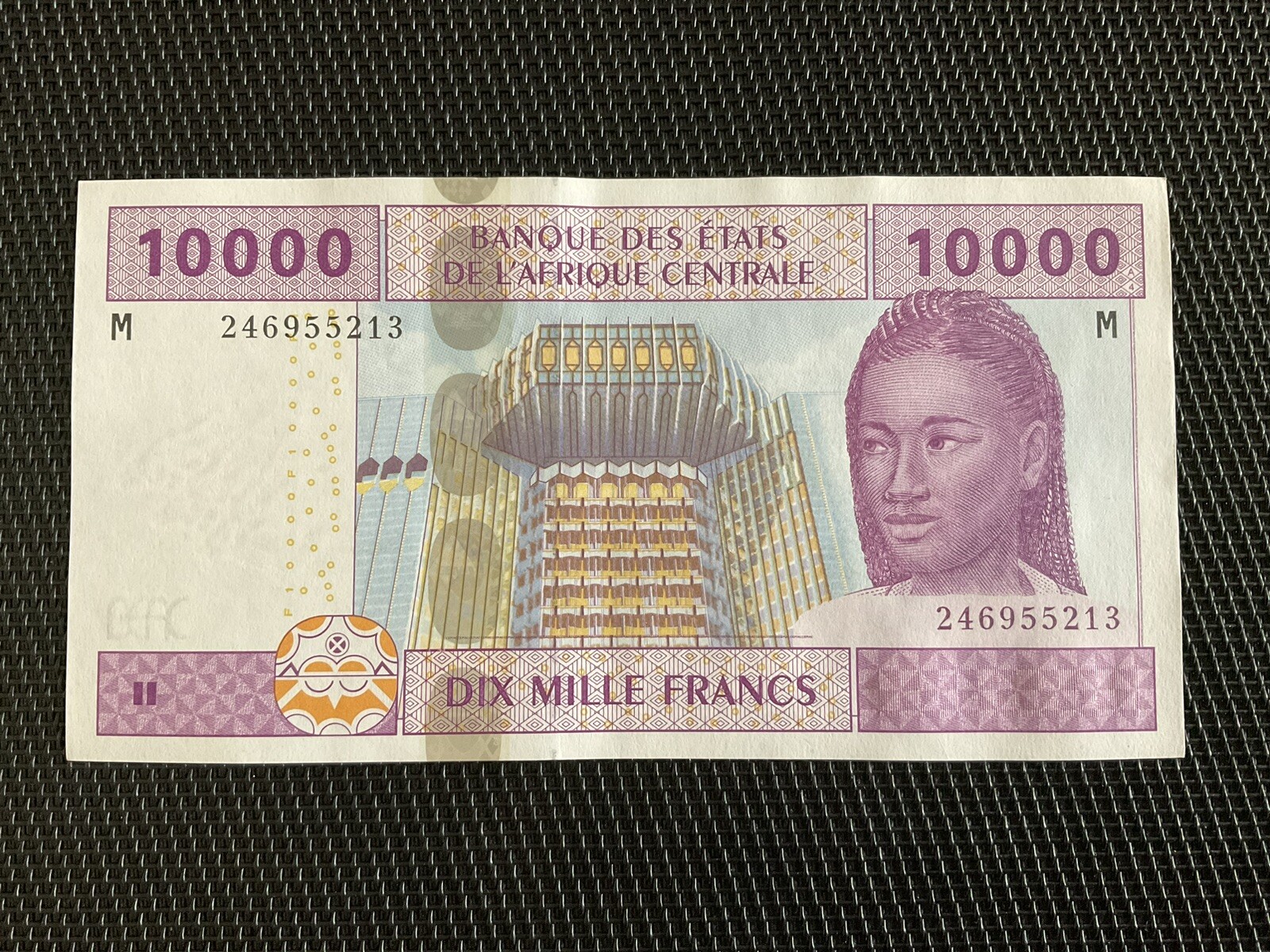 AFRIQUE CENTRALE: 10 000F Rép. Centrafricaine 2002, Pick 310m, NEUF/UNC 🔥