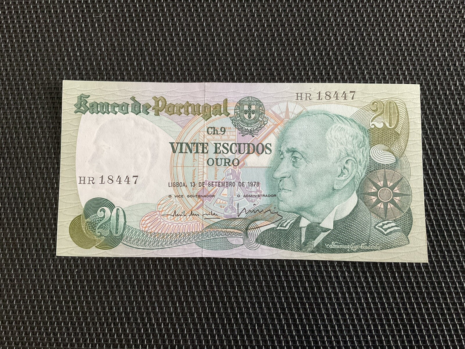 PORTUGAL: 20 Escudos 1978, Pick 176a, NEUF/UNC 💥