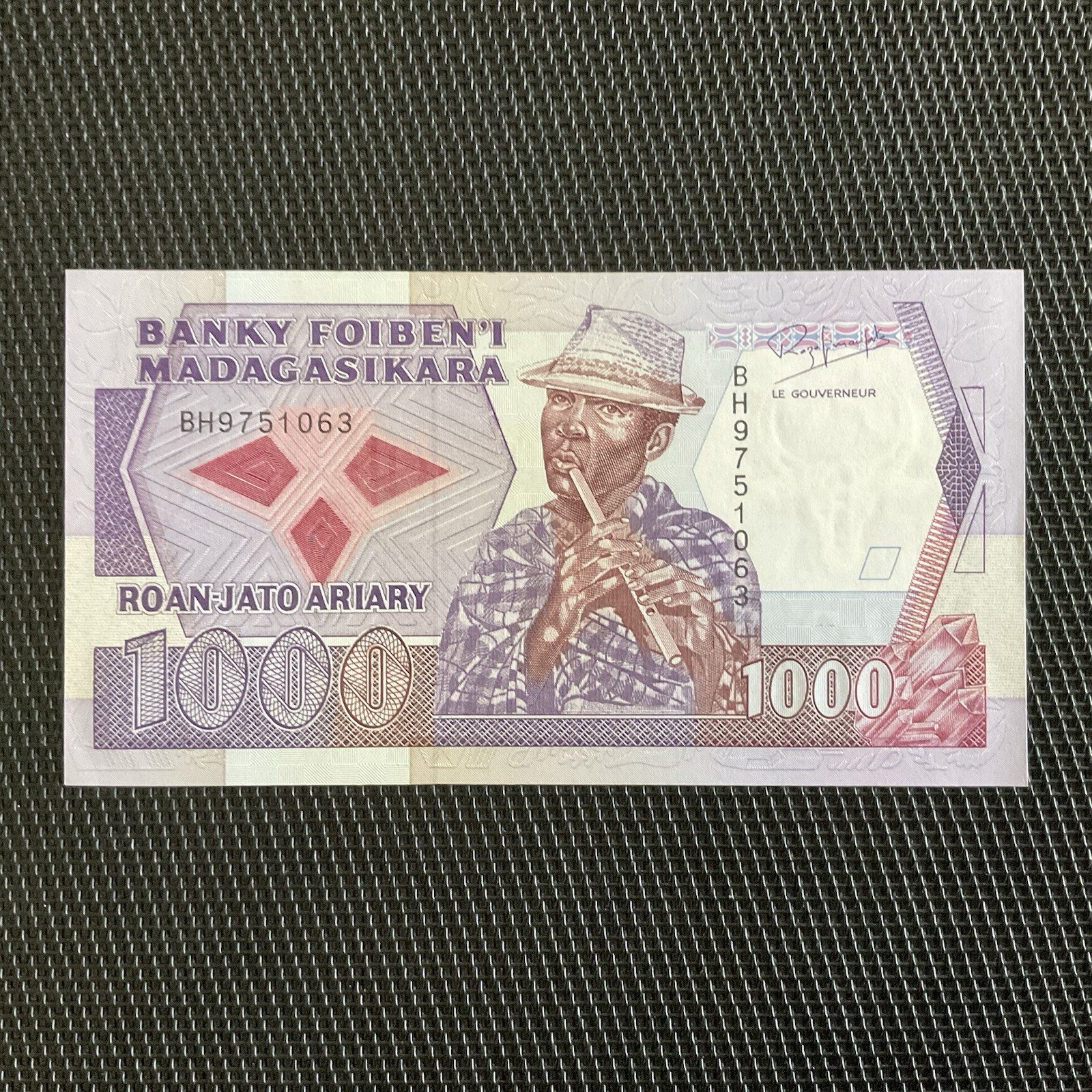 MADAGASCAR: 1000 Francs ND 1988, Pick 72b, Pr.NEUF/AUNC 🔥