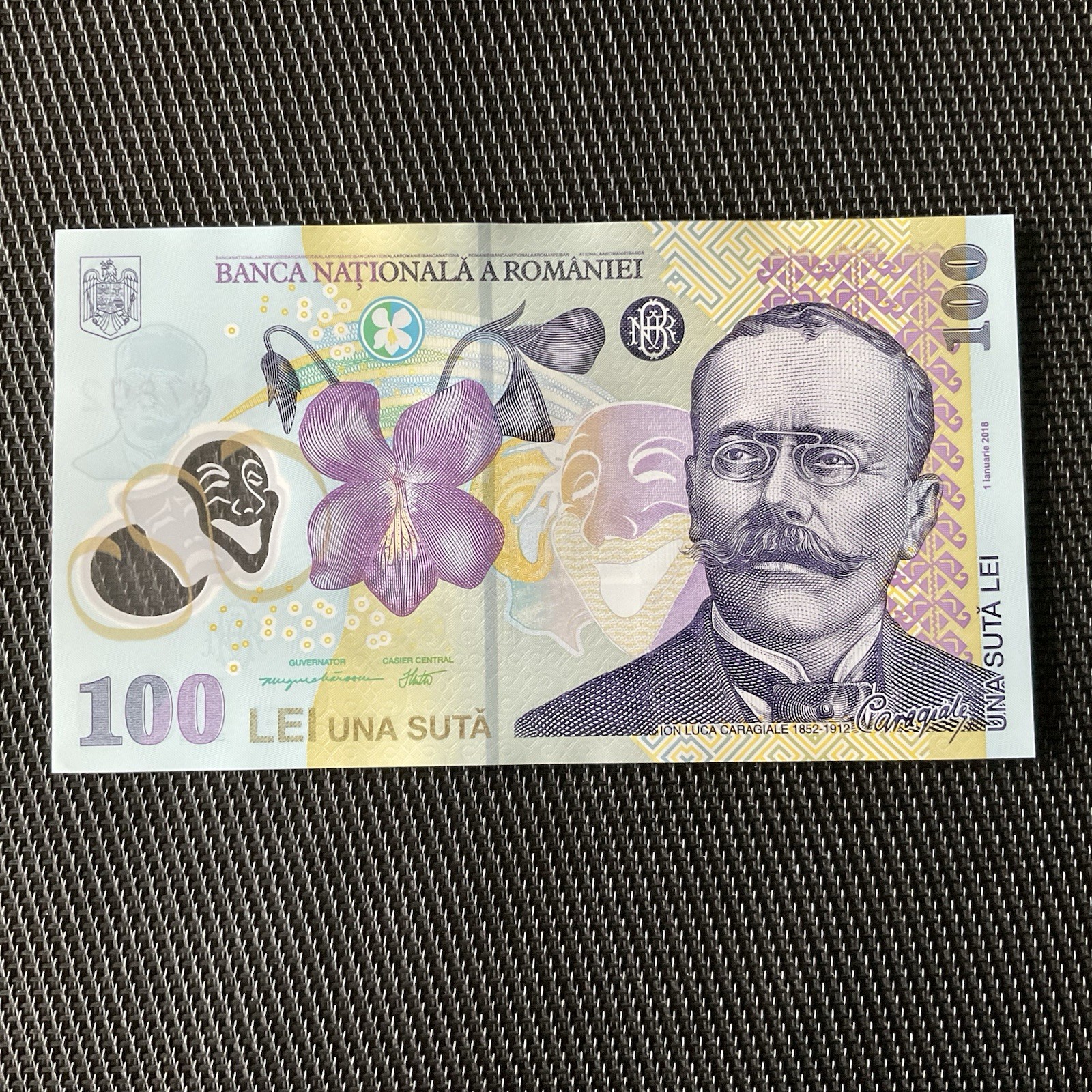 ROUMANIE: 100 Lei 01/01/2018 (2021), Polymère, Pick 121, NEUF/UNC 💥