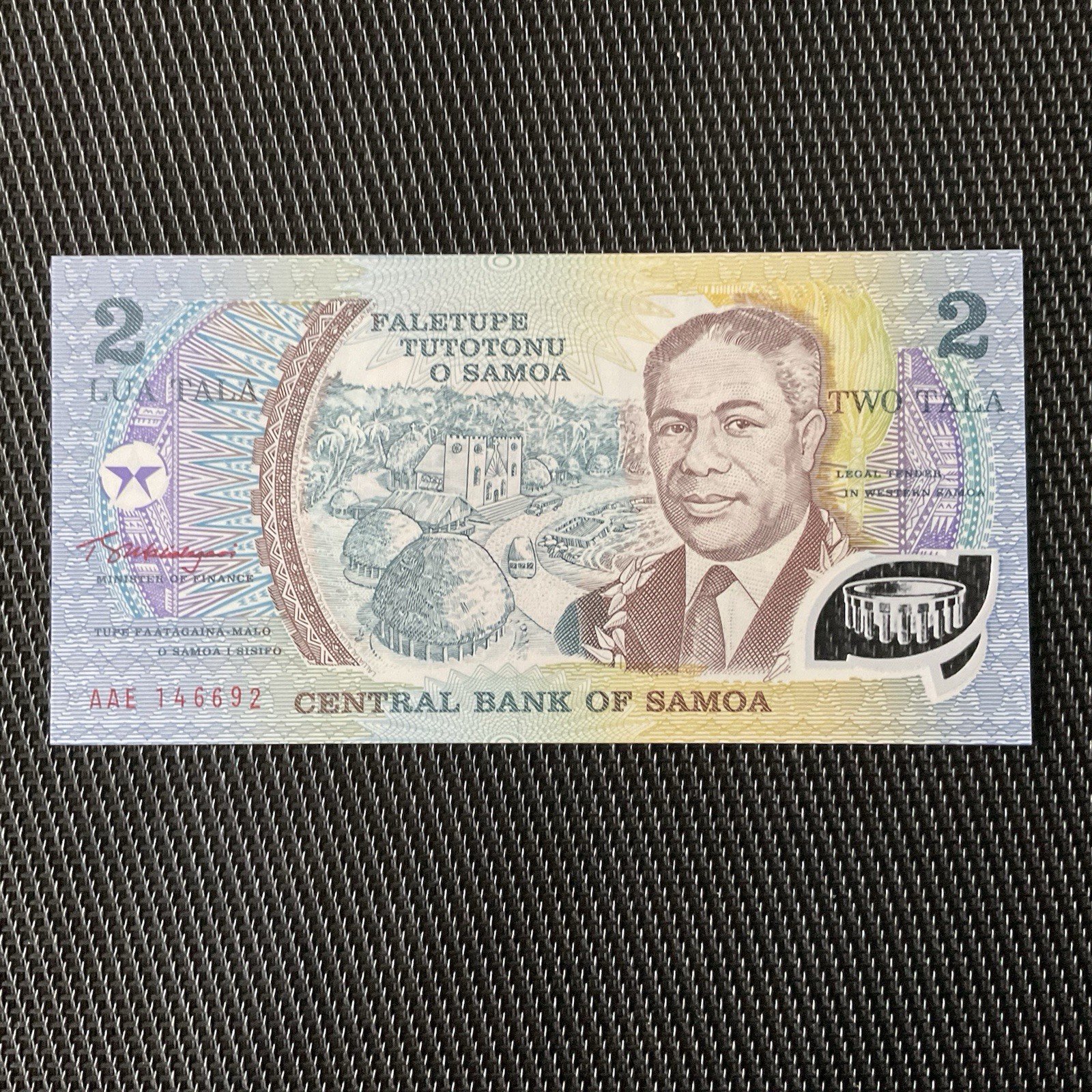 SAMOA: 2 Tala ND 1990, Polymère, Pick 31e, NEUF/UNC 💥
