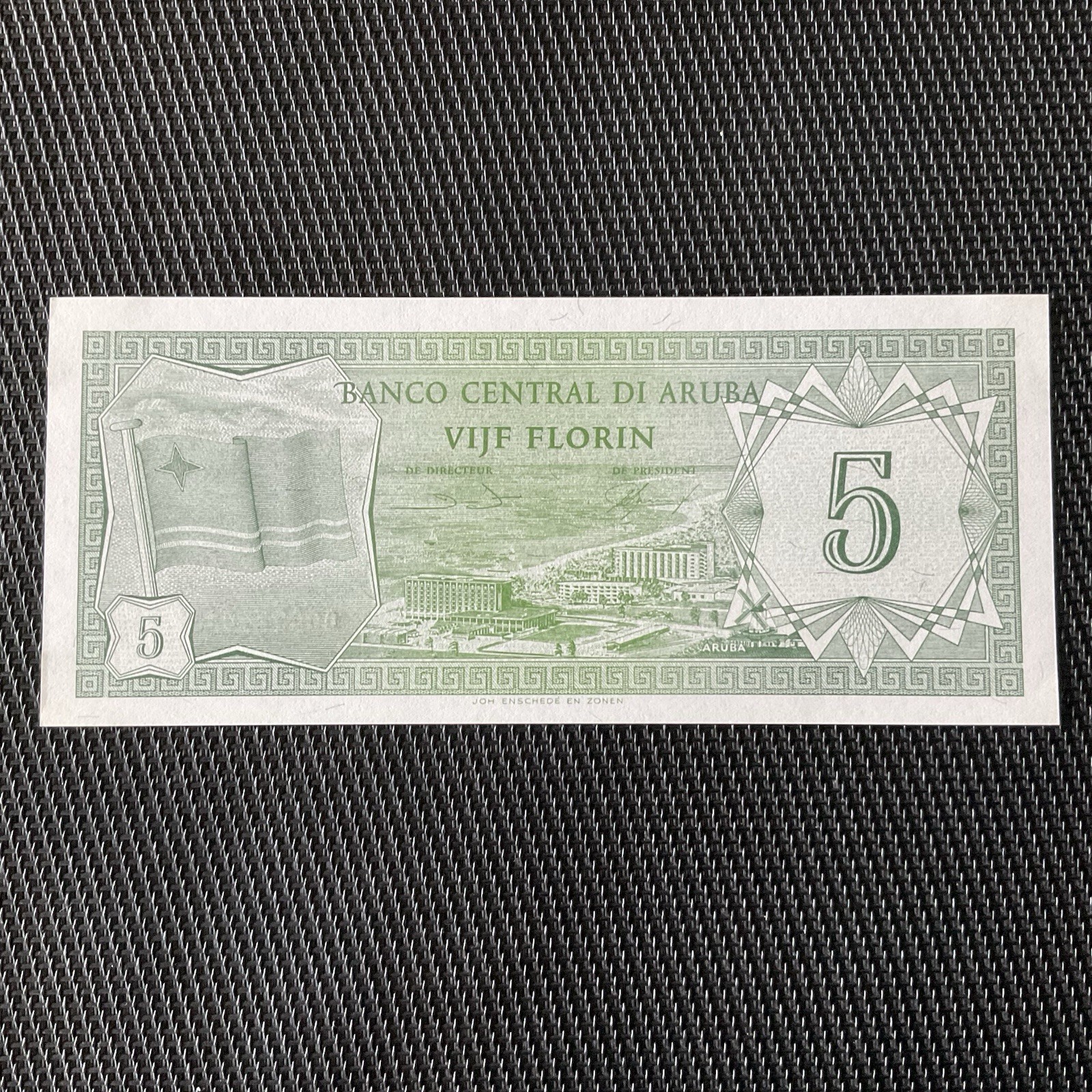 ARUBA: 5 Florins 1986, Pick 1, NEUF/UNC 🔥